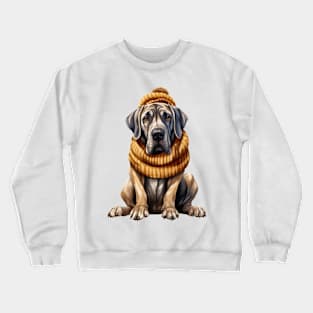 Winter Great Dane Dog Crewneck Sweatshirt